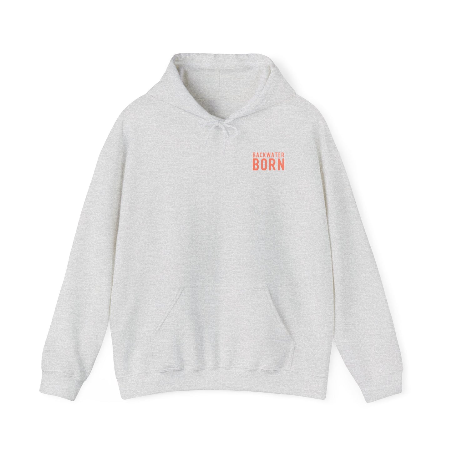 Unisex Hooded Sweatshirt - Orange BackwaterBorn