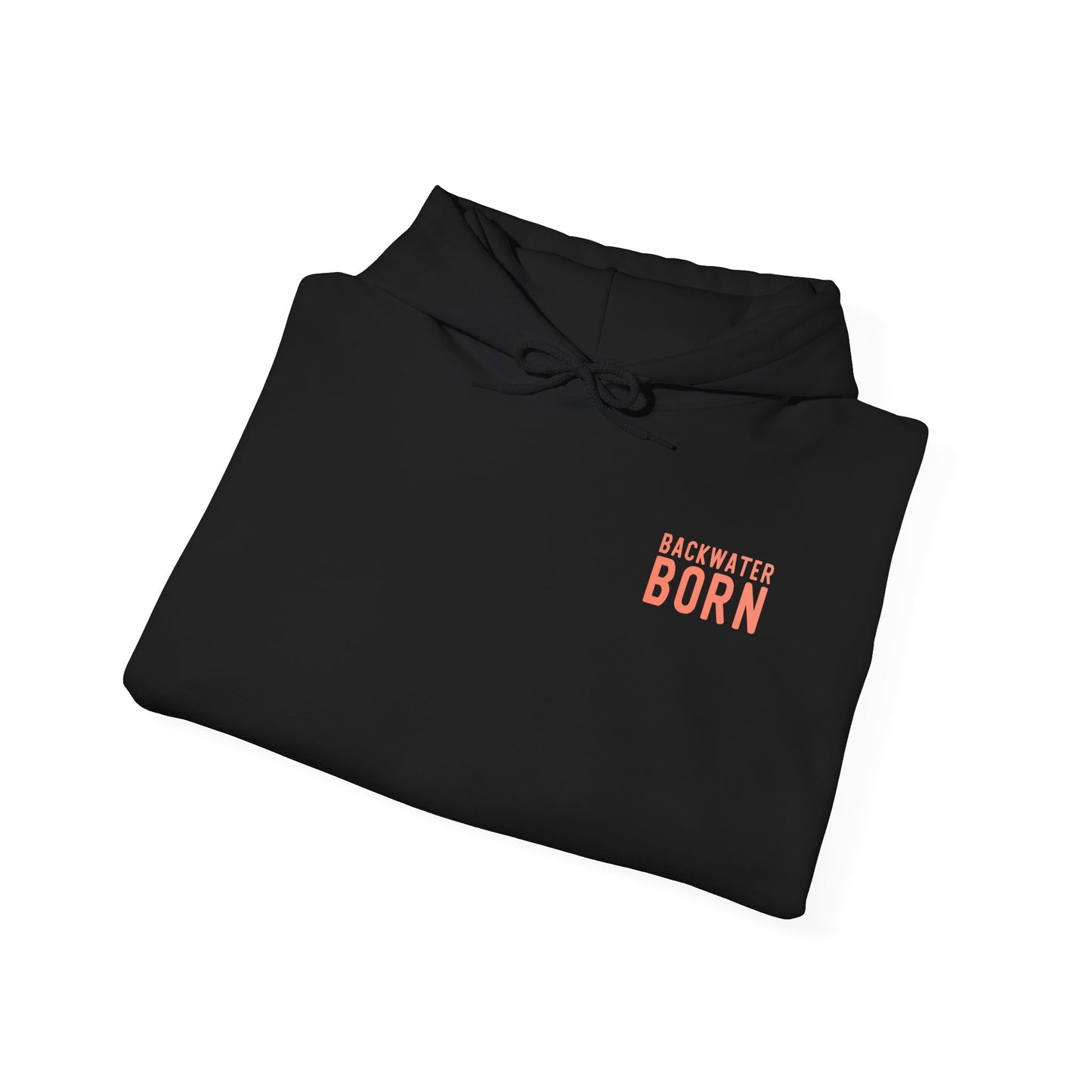 Unisex Hooded Sweatshirt - Orange BackwaterBorn