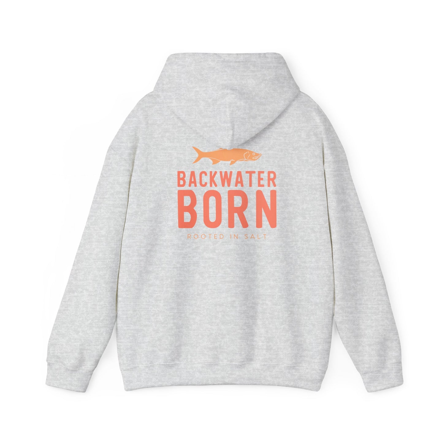 Unisex Hooded Sweatshirt - Orange BackwaterBorn