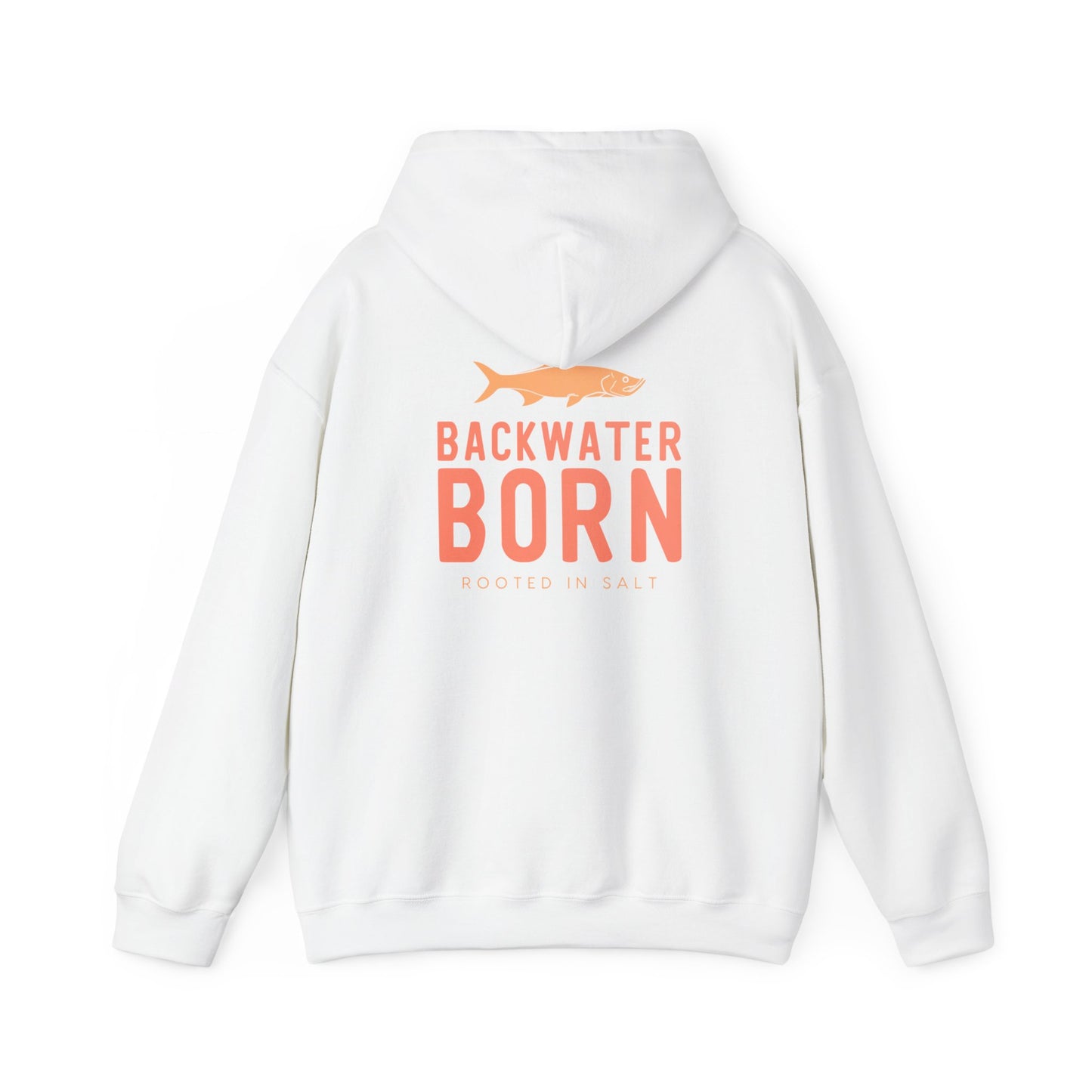 Unisex Hooded Sweatshirt - Orange BackwaterBorn