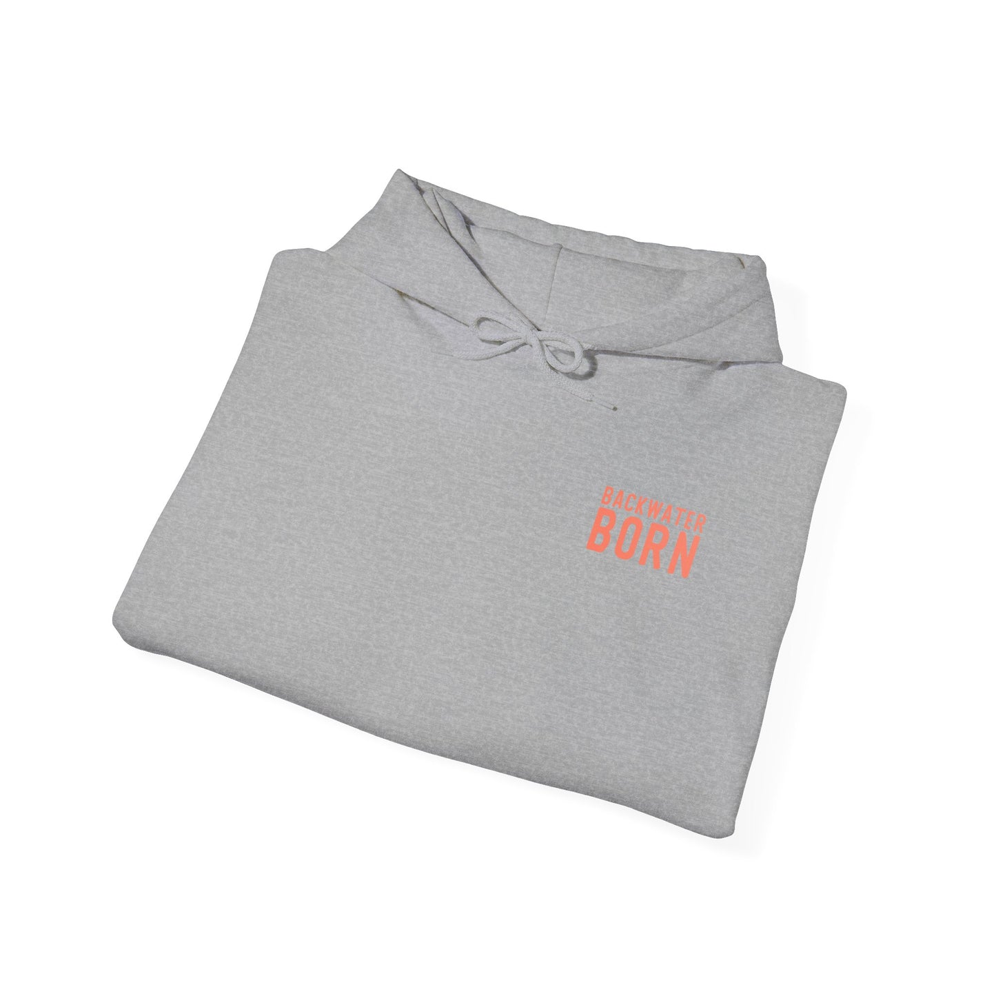 Unisex Hooded Sweatshirt - Orange BackwaterBorn