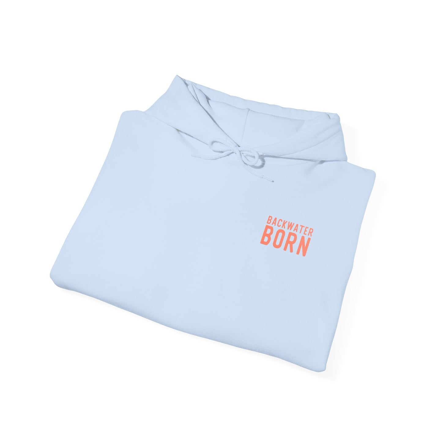 Unisex Hooded Sweatshirt - Orange BackwaterBorn