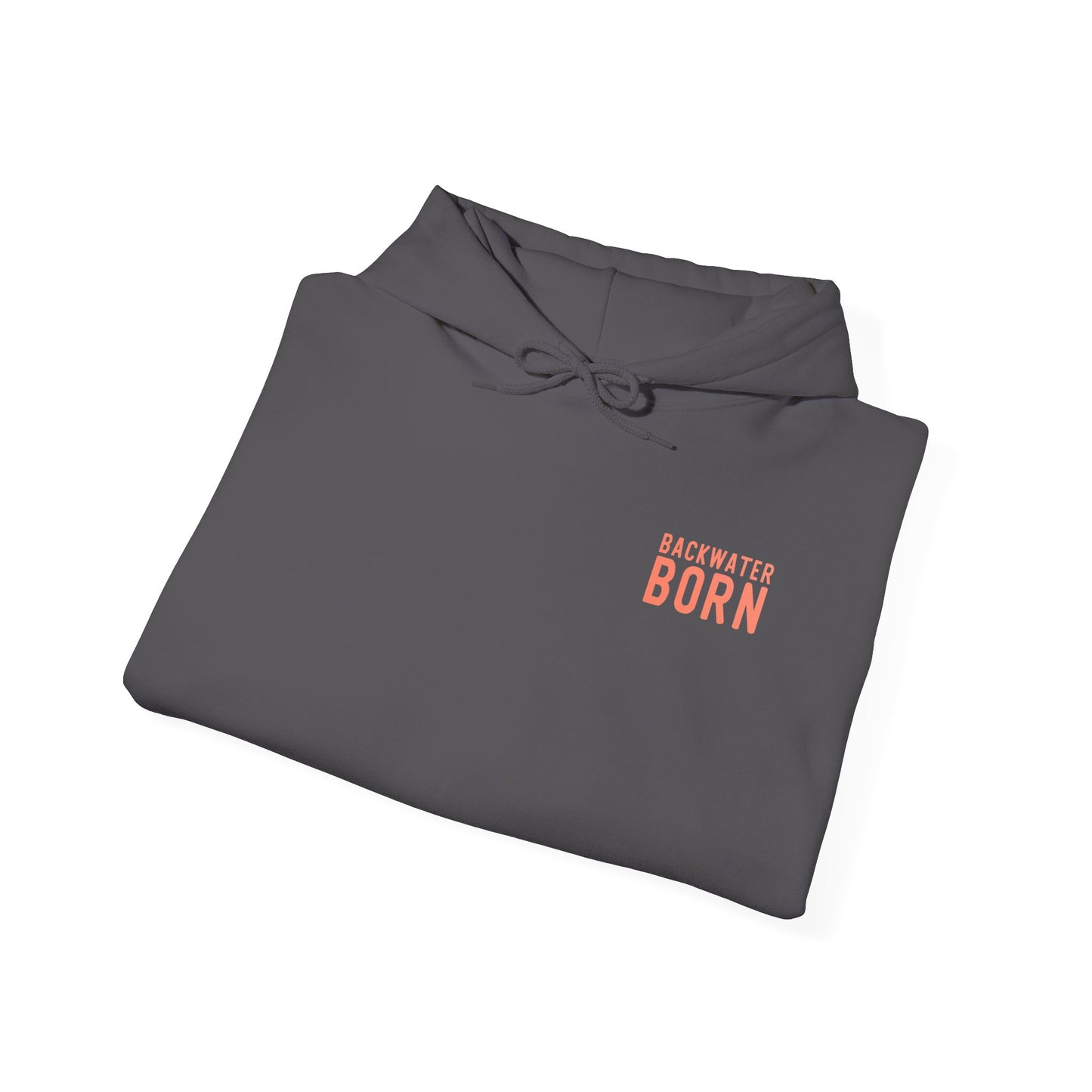 Unisex Hooded Sweatshirt - Orange BackwaterBorn