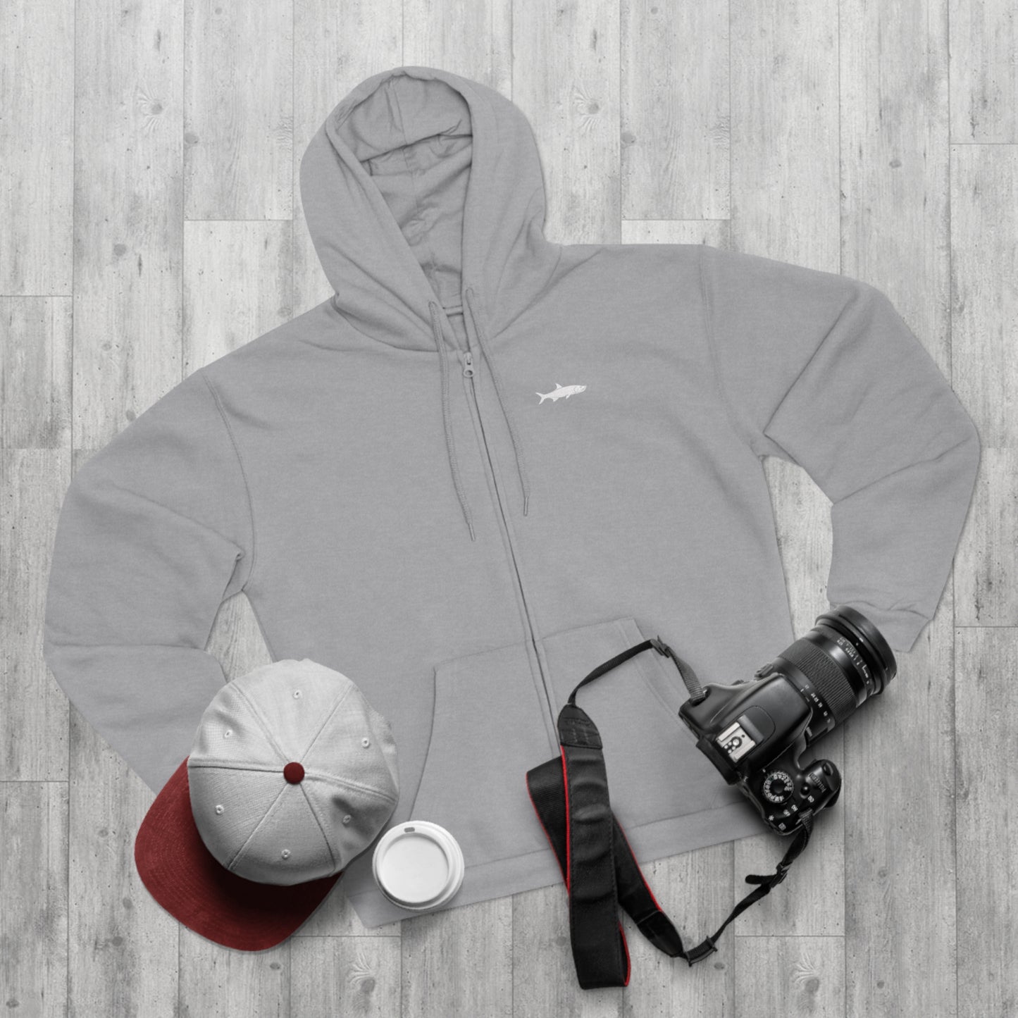 Simple Unisex Zip-up Hoodie