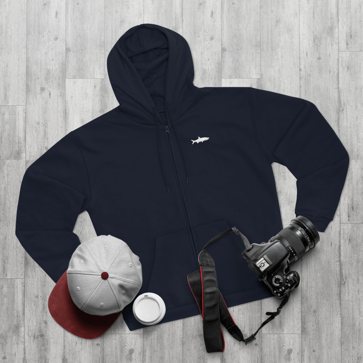 Simple Unisex Zip-up Hoodie