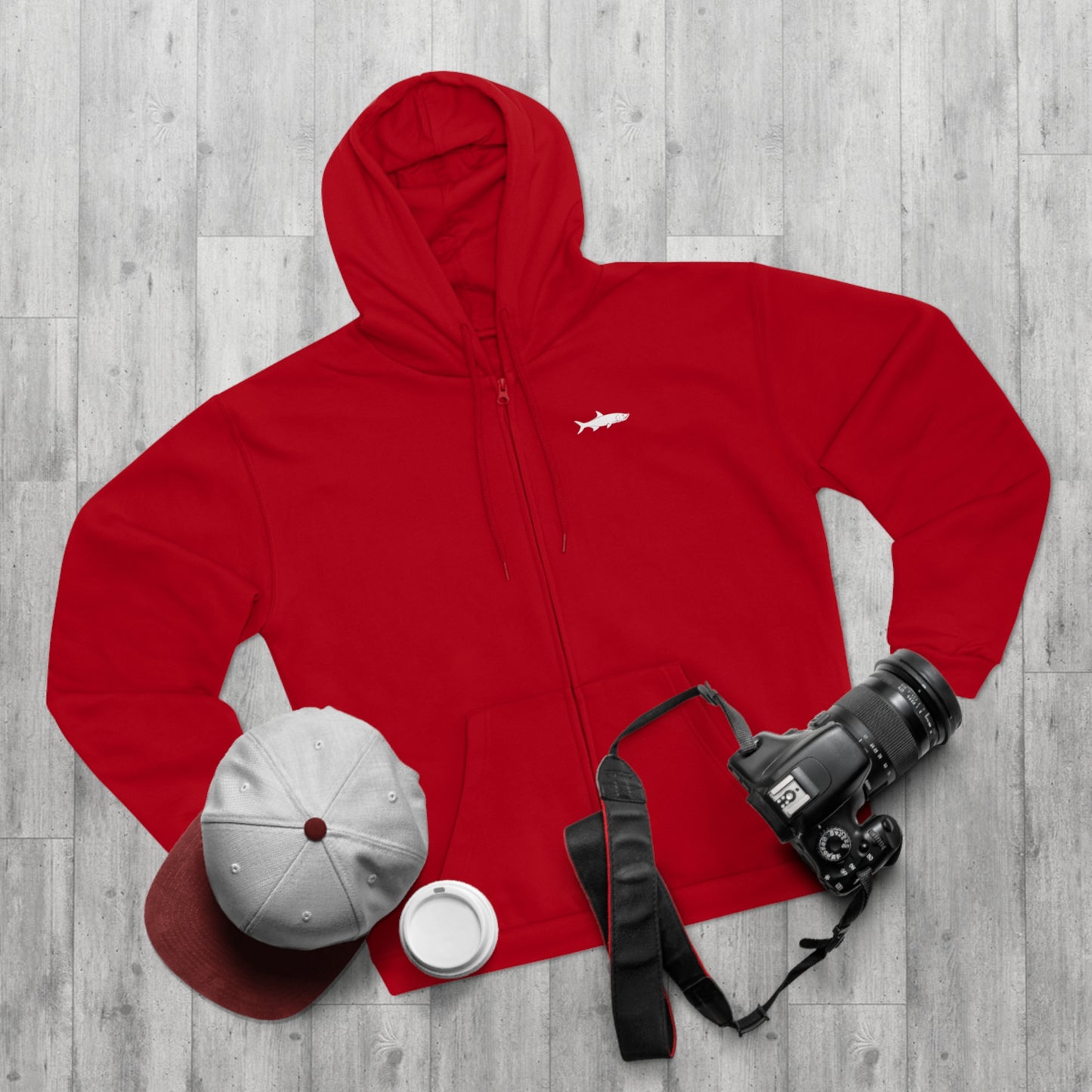 Simple Unisex Zip-up Hoodie