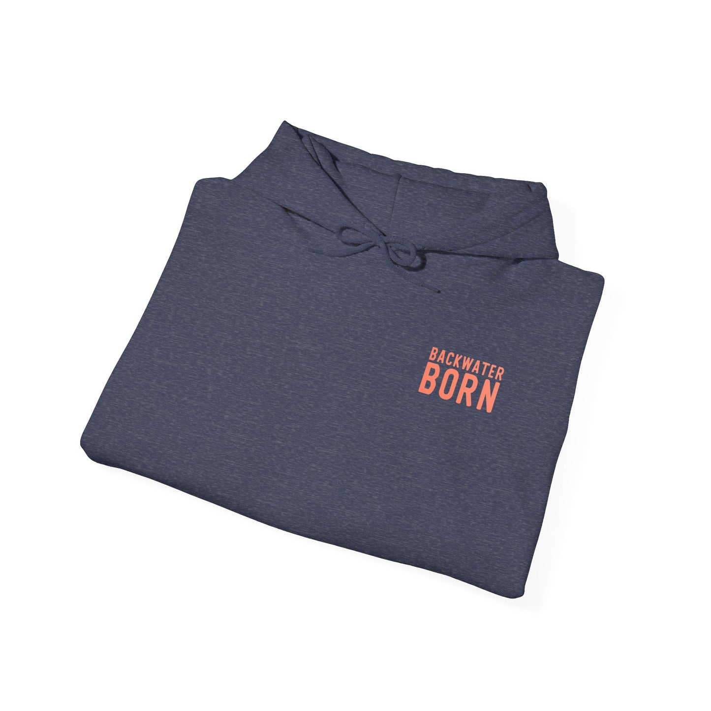 Unisex Hooded Sweatshirt - Orange BackwaterBorn