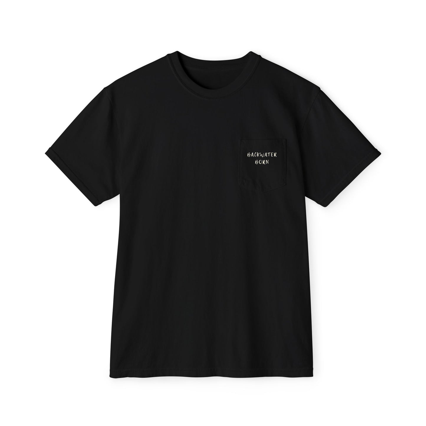 Unisex Fishing Pocket T-Shirt - Born to Fish Tee