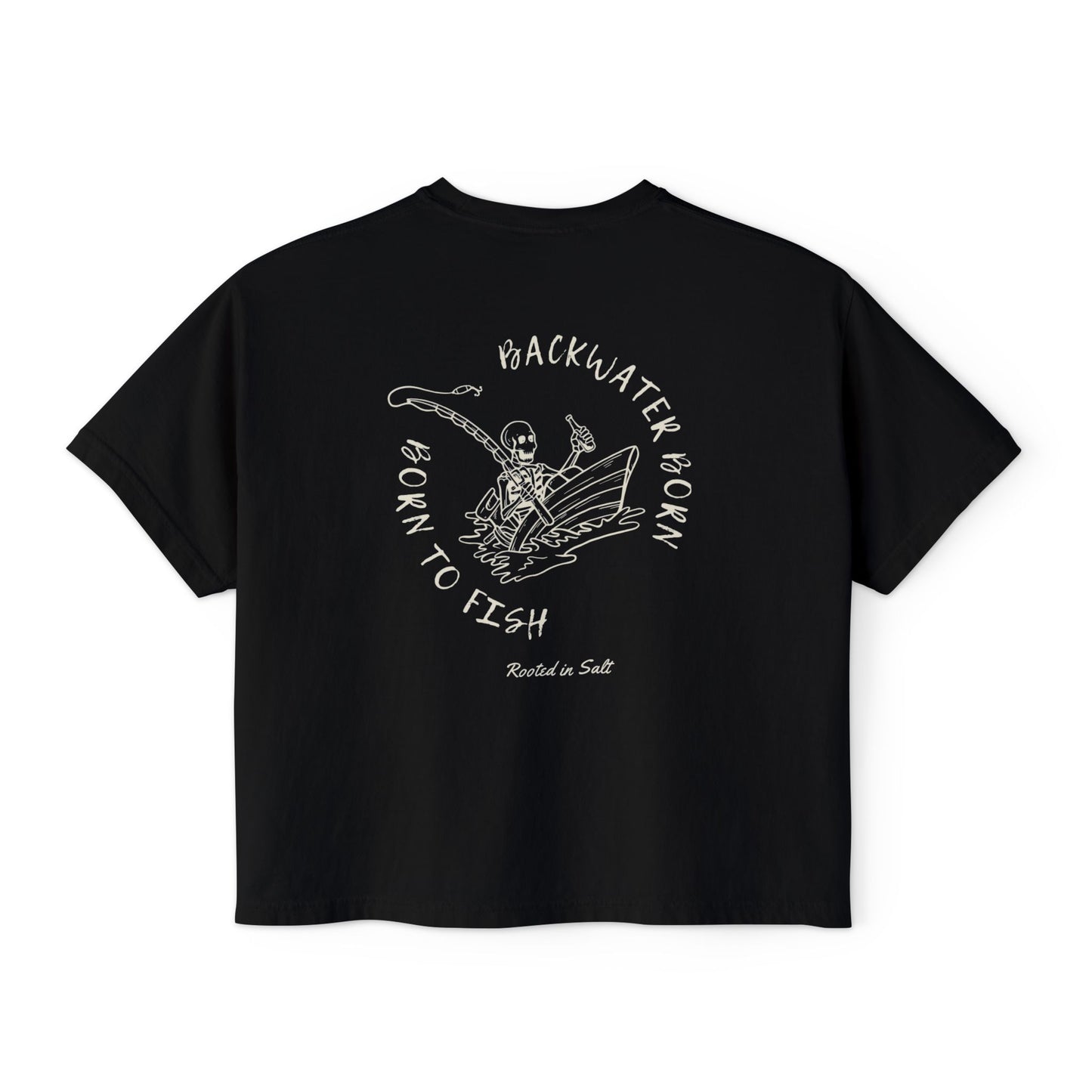 Women's Stay Salty Boxy Tee