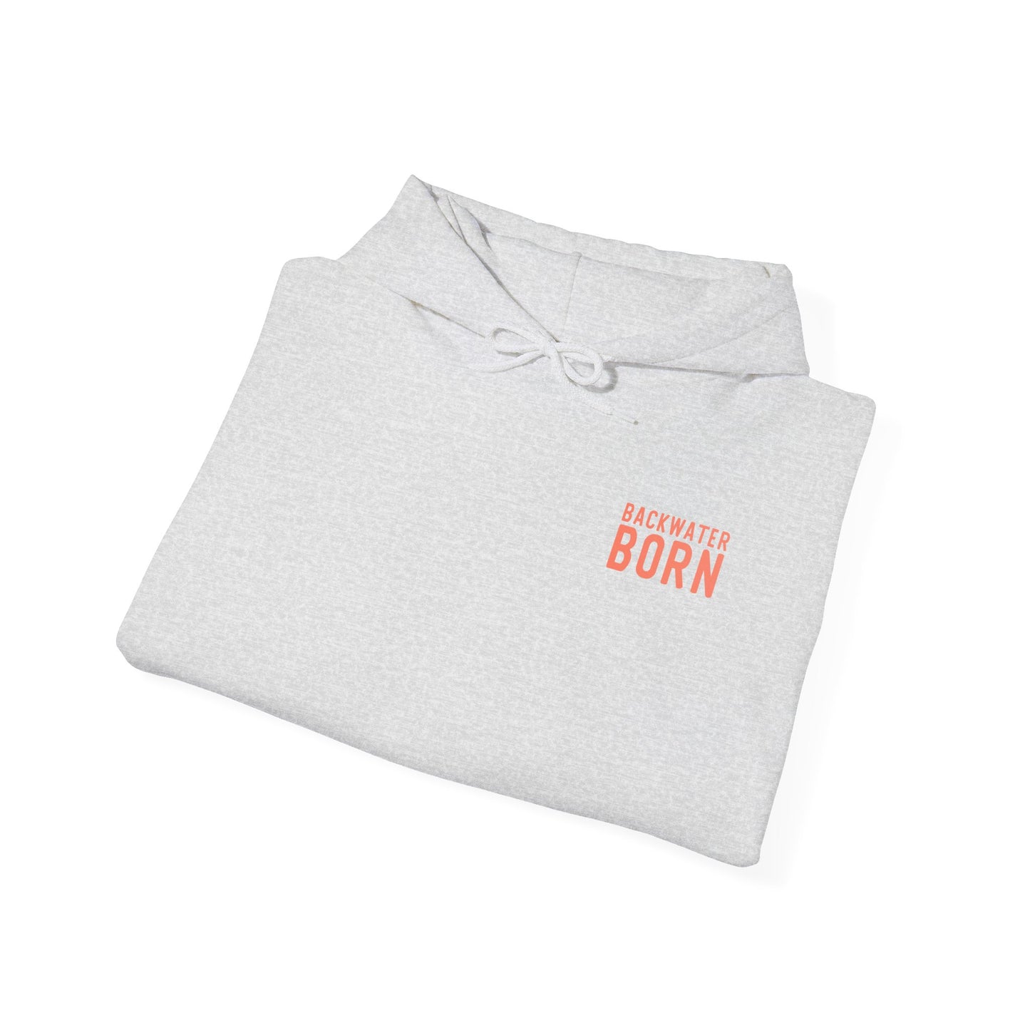 Unisex Hooded Sweatshirt - Orange BackwaterBorn