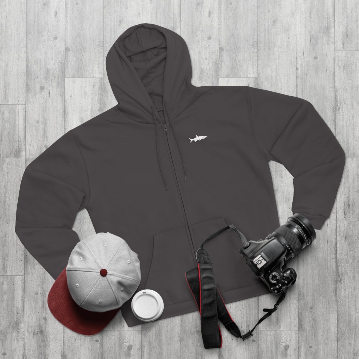 Simple Unisex Zip-up Hoodie