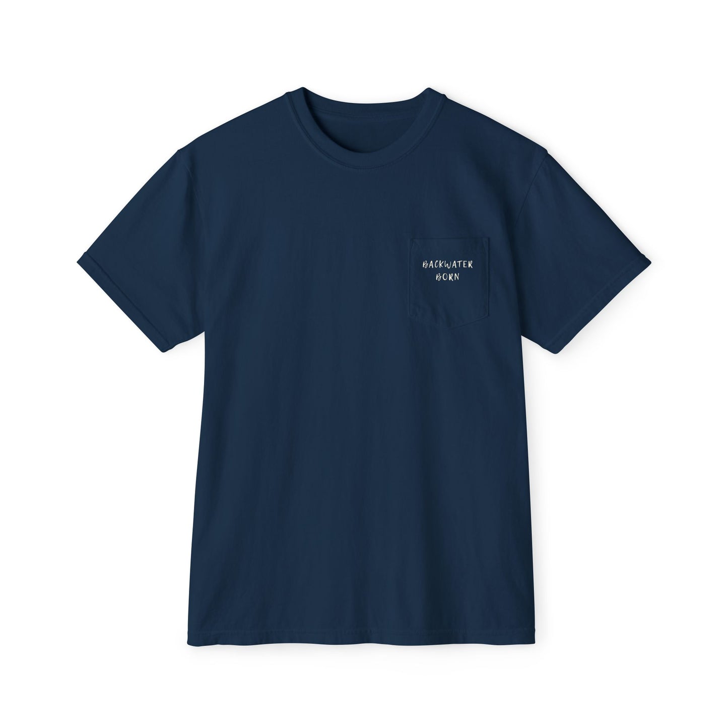 Unisex Fishing Pocket T-Shirt - Born to Fish Tee