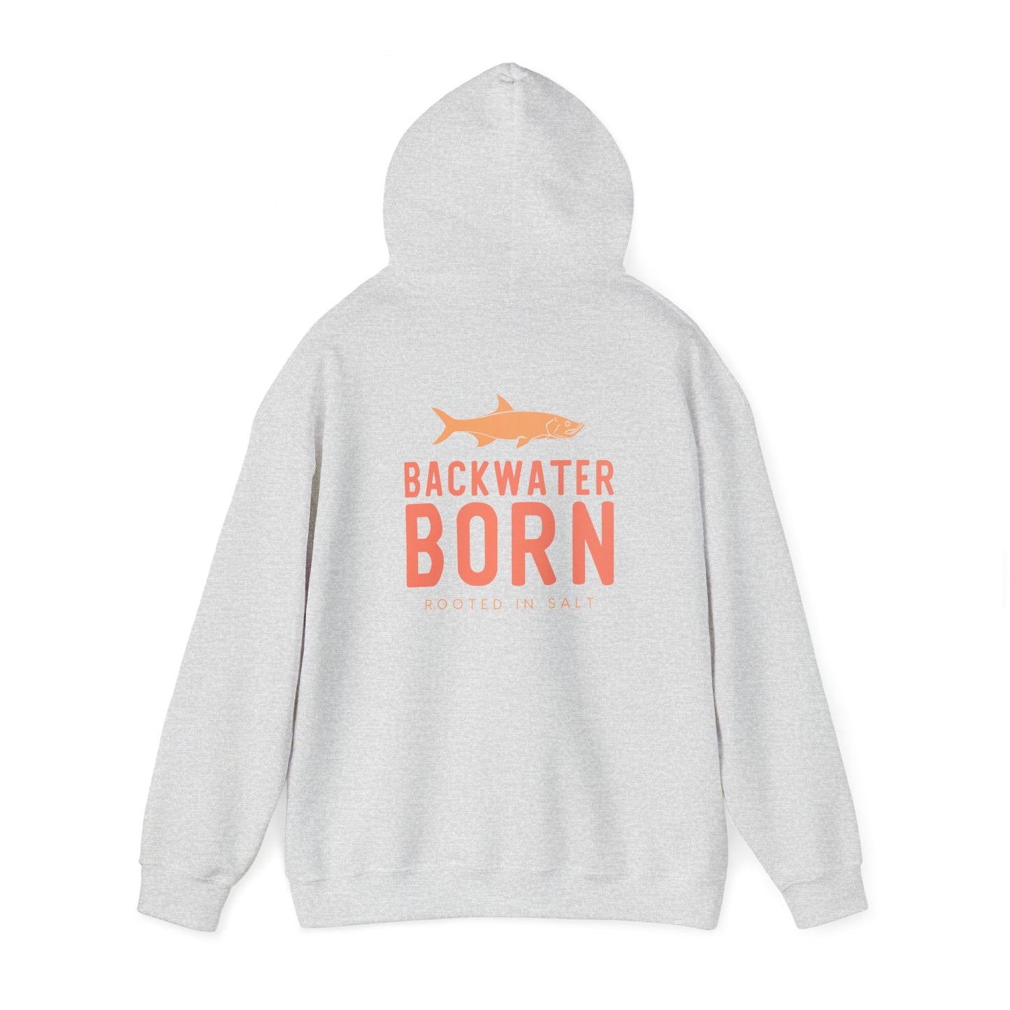 Unisex Hooded Sweatshirt - Orange BackwaterBorn