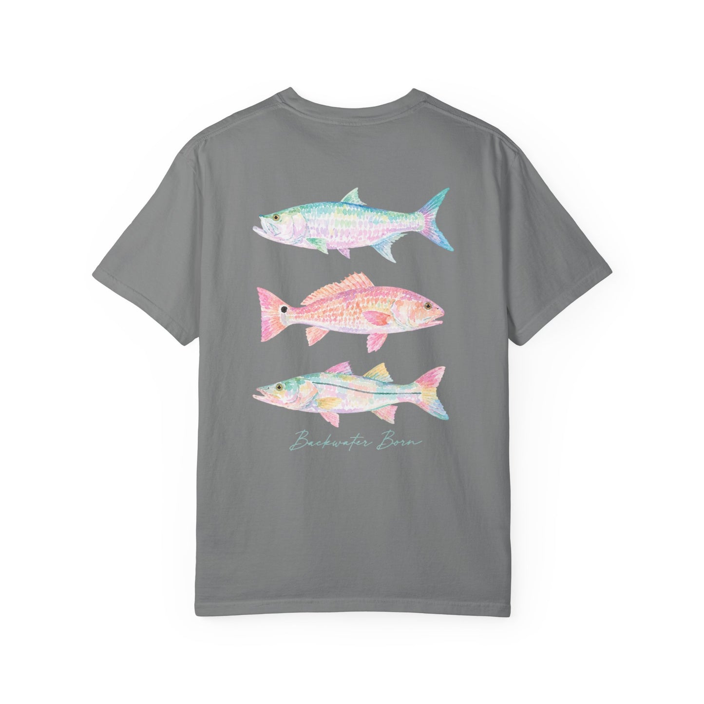 Pastel Fish Graphic T-Shirt