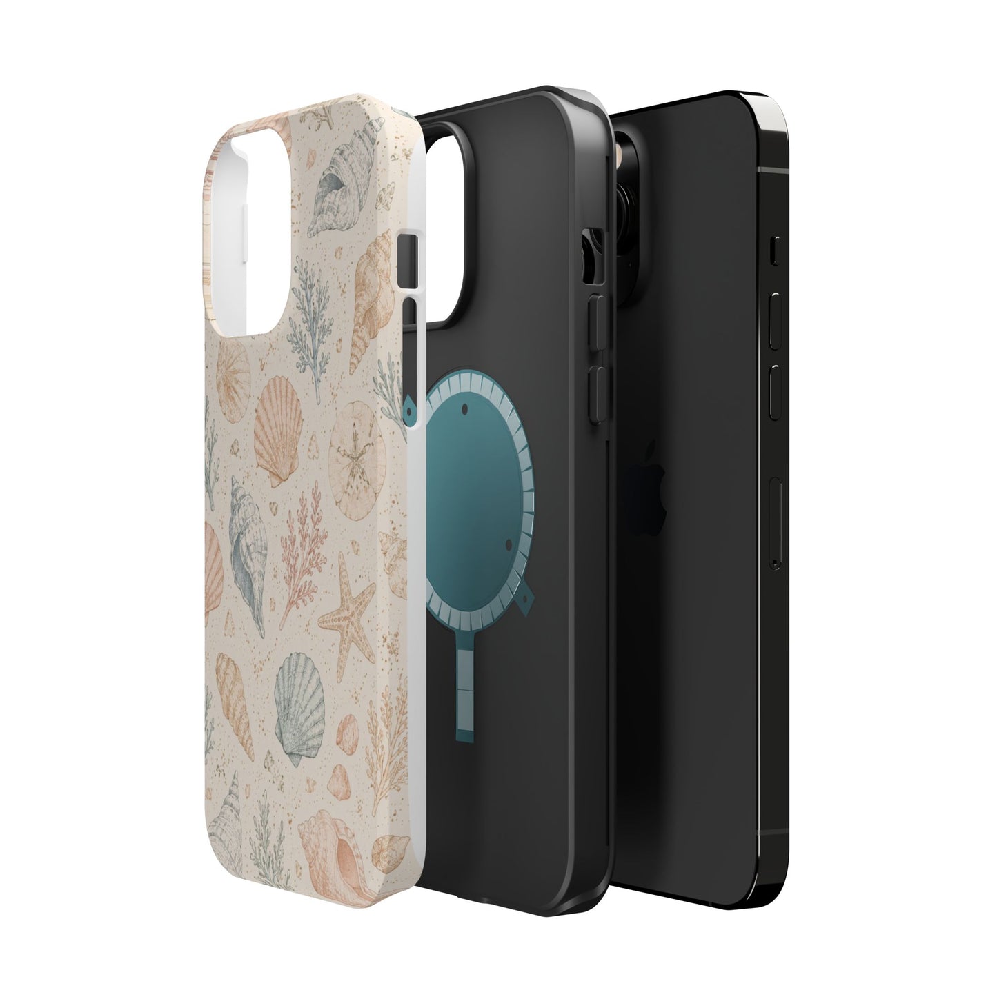 Woman’s Shell Pattern Magnetic Phone Case