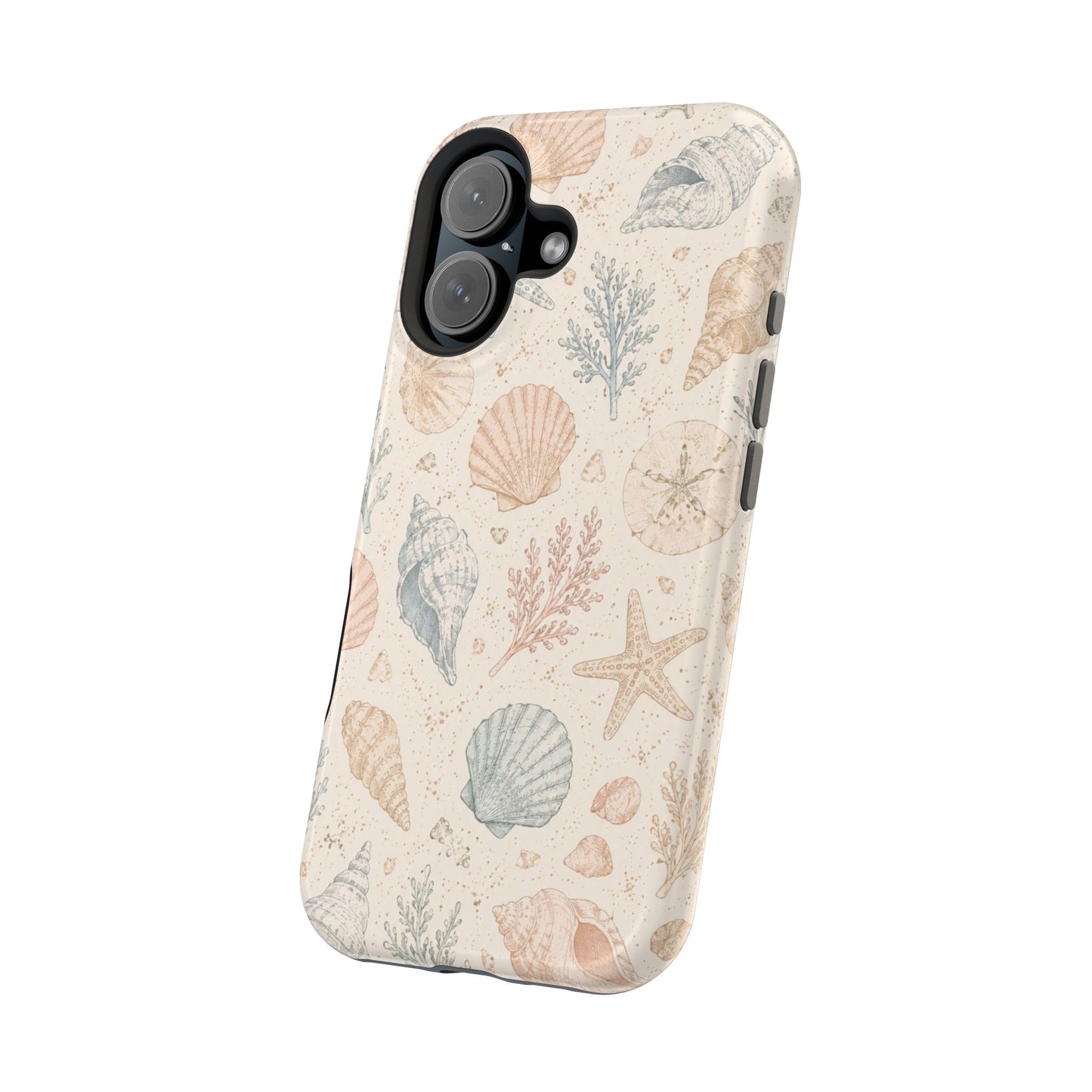 Woman’s Shell Pattern Magnetic Phone Case