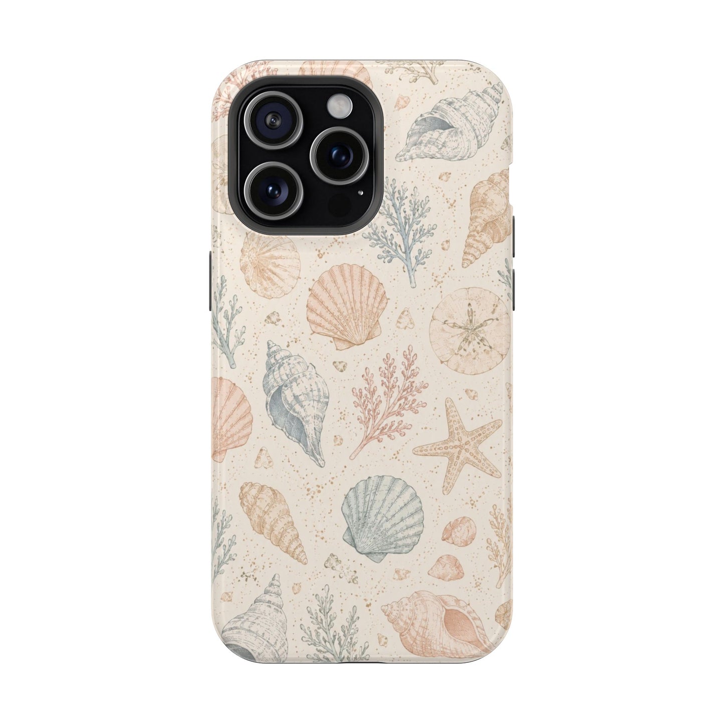 Woman’s Shell Pattern Magnetic Phone Case