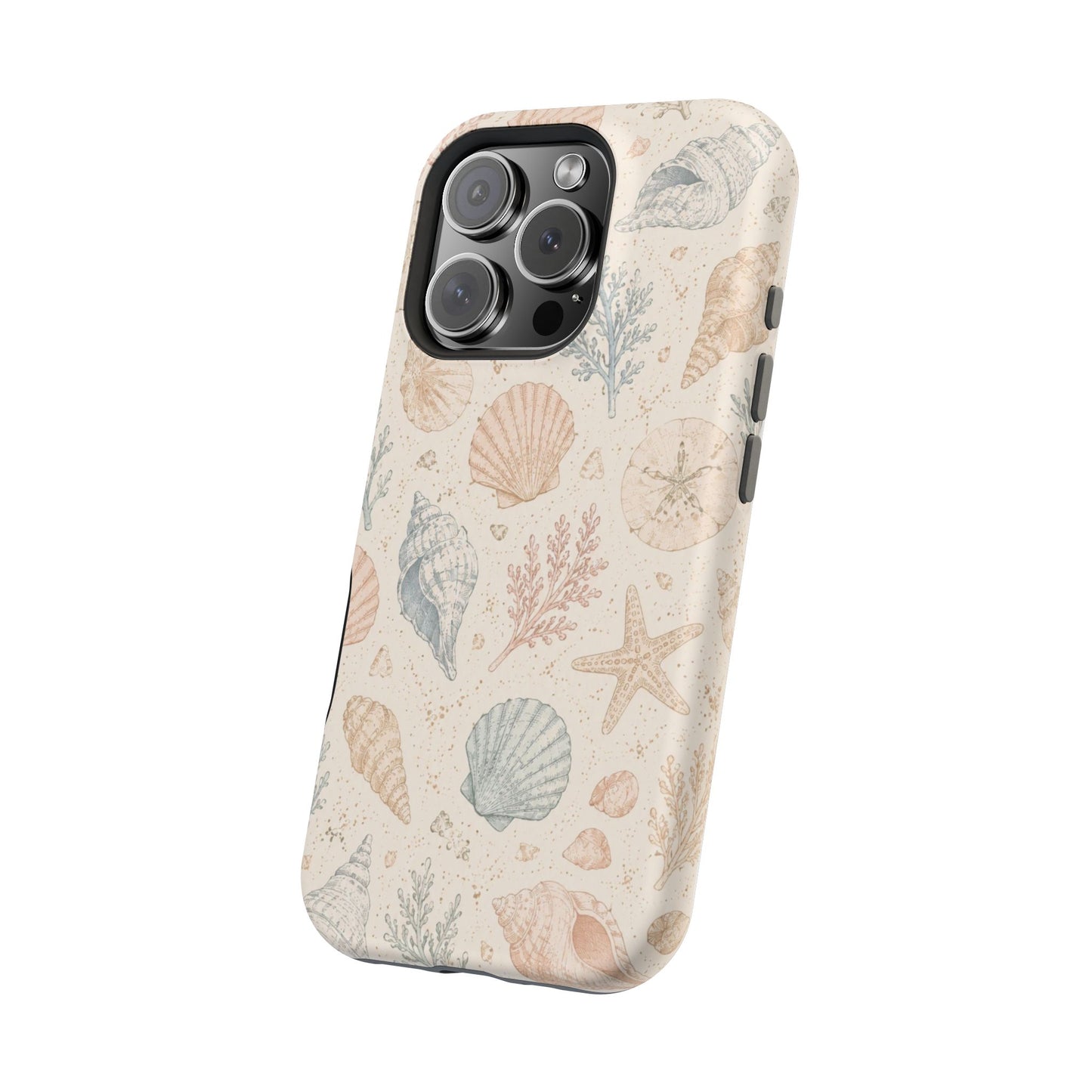 Woman’s Shell Pattern Magnetic Phone Case
