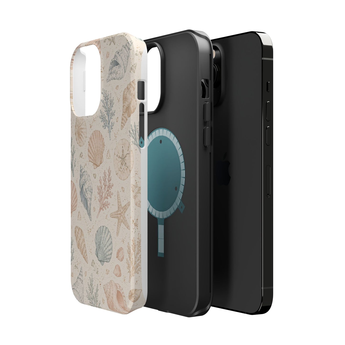 Woman’s Shell Pattern Magnetic Phone Case