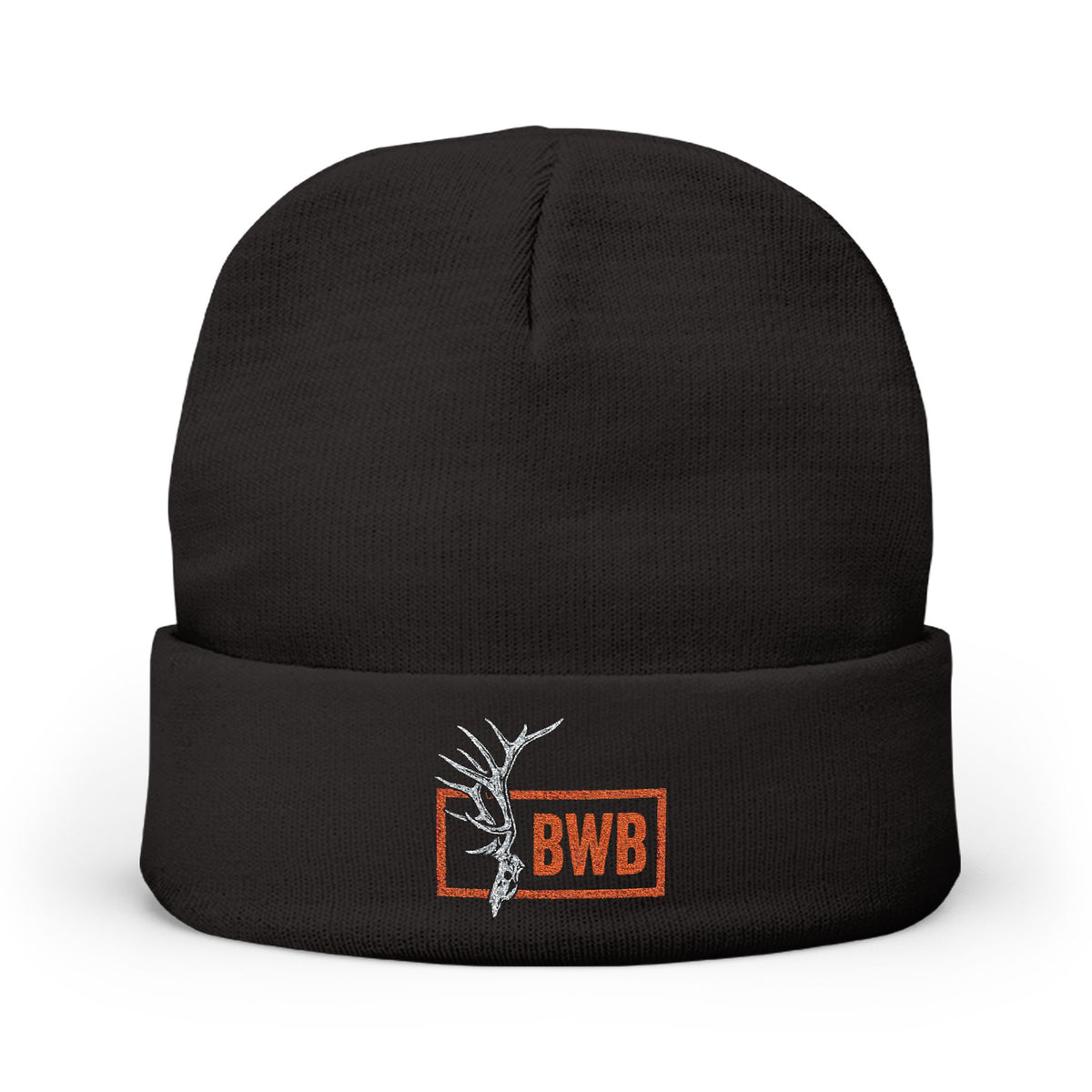 Embroidered BWB Antler Knit Beanie
