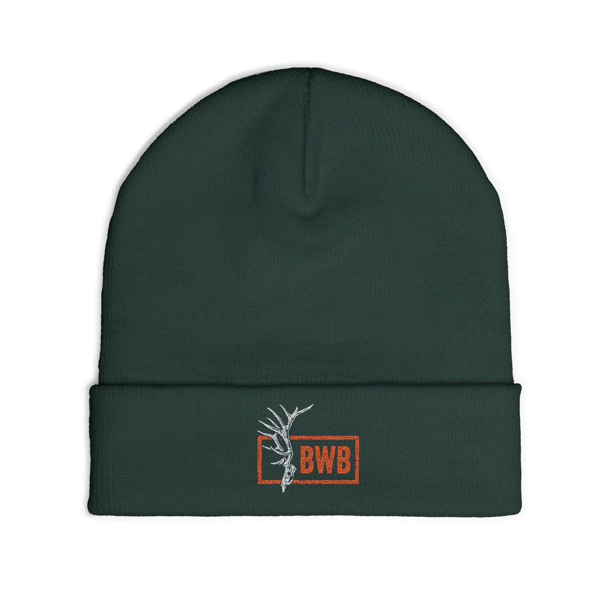 Embroidered BWB Antler Knit Beanie