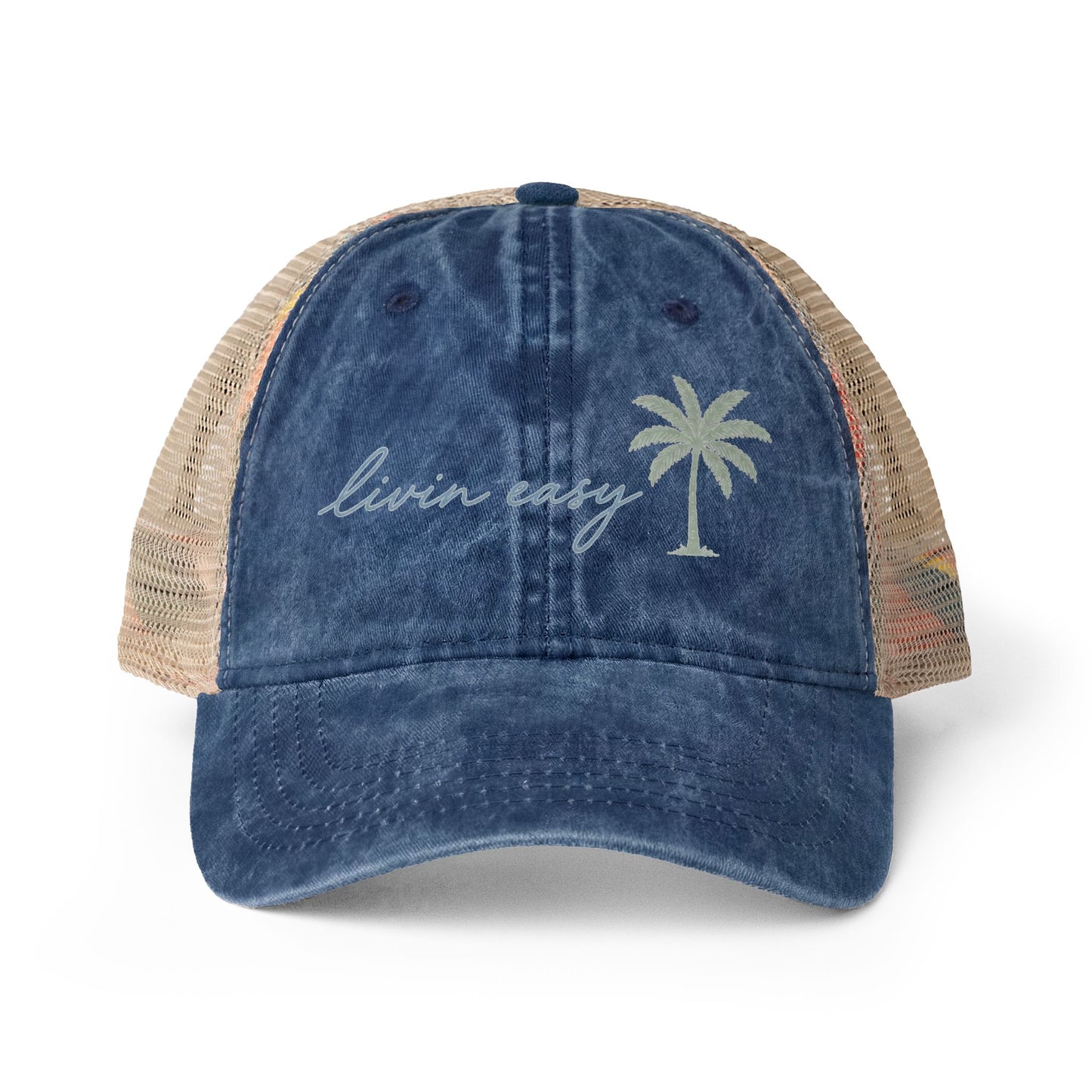 Women's Washed Mesh-Back Cap