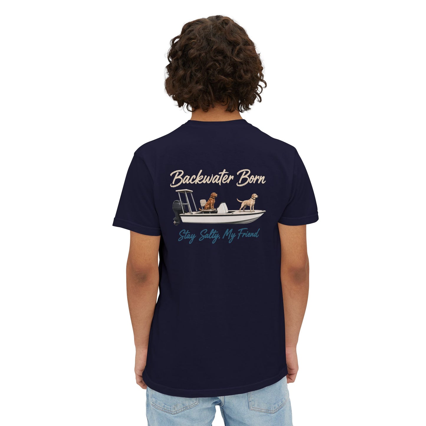 Fishing Dogs 2.0 Pocket Tee