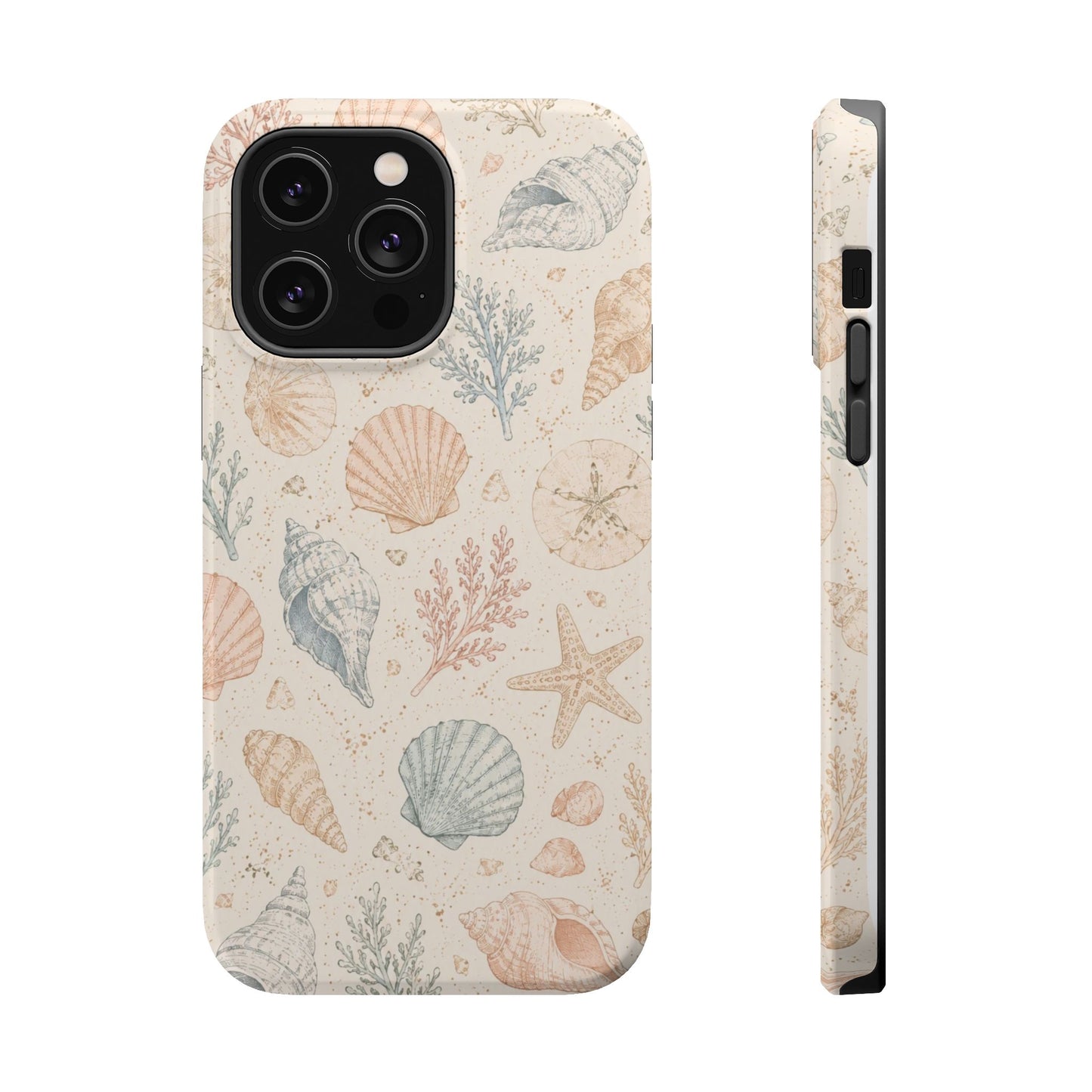 Woman’s Shell Pattern Magnetic Phone Case