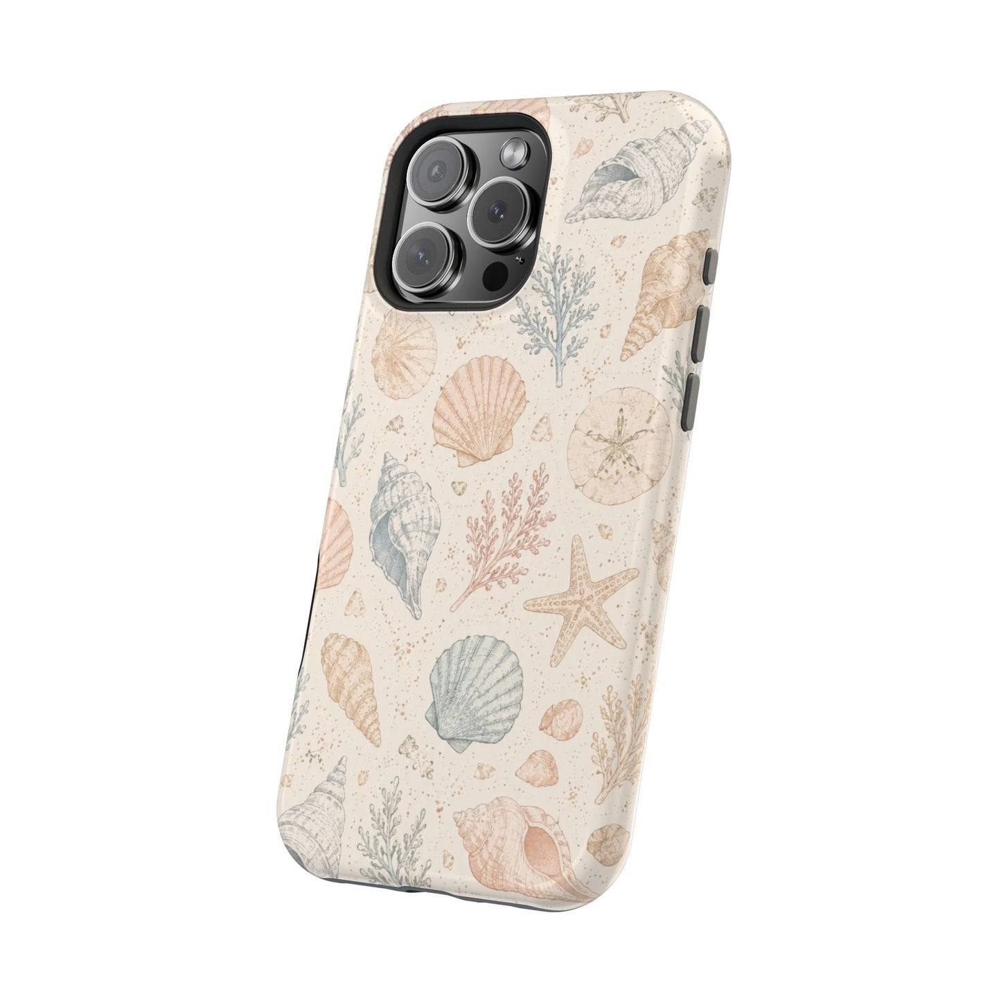 Woman’s Shell Pattern Magnetic Phone Case