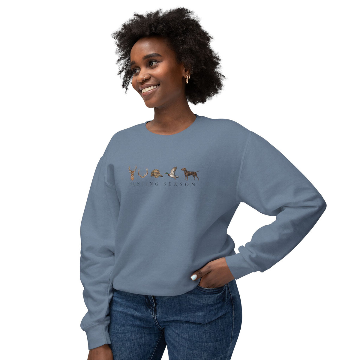 Wildlife Silhouette Crewneck Sweatshirt