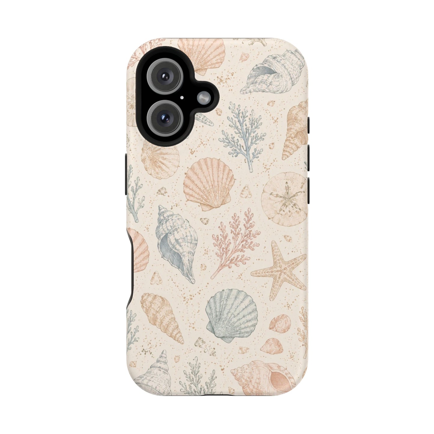 Woman’s Shell Pattern Magnetic Phone Case