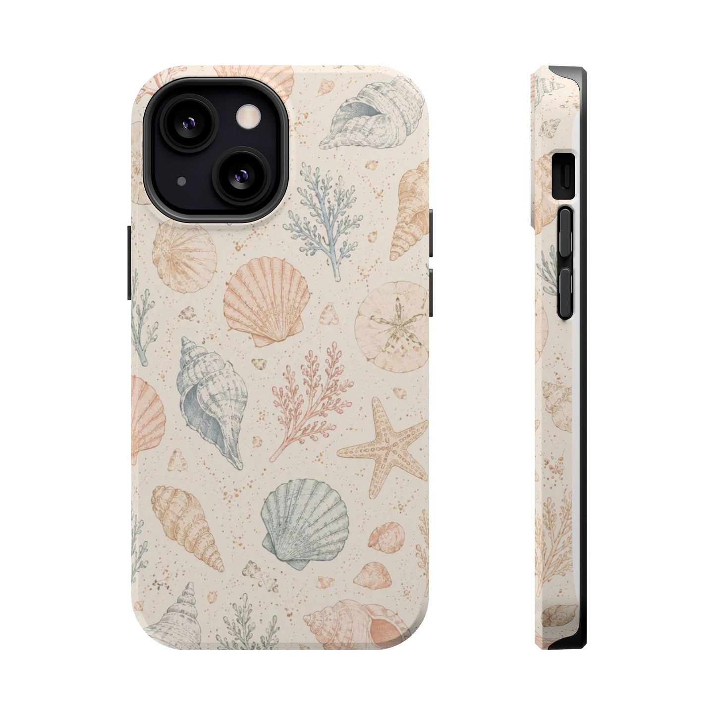 Woman’s Shell Pattern Magnetic Phone Case