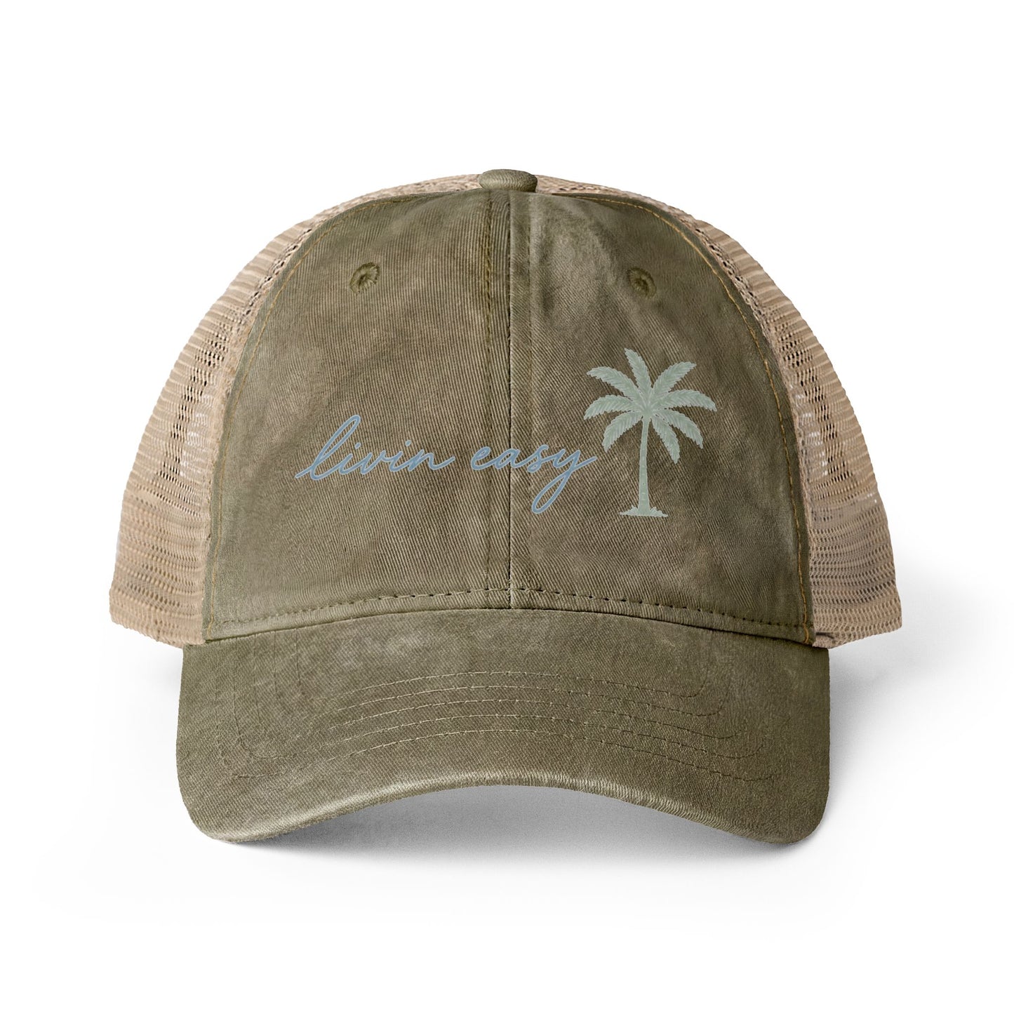 Women's Washed Mesh-Back Cap