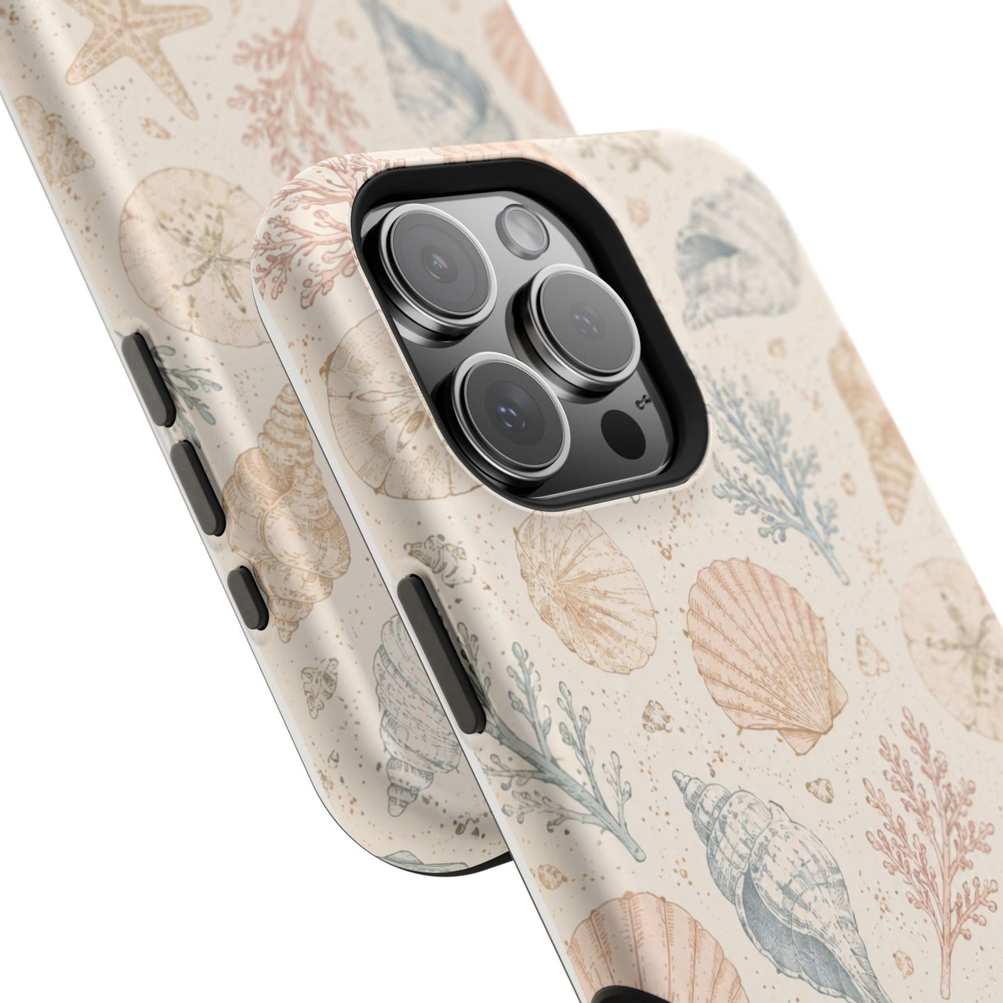 Woman’s Shell Pattern Magnetic Phone Case