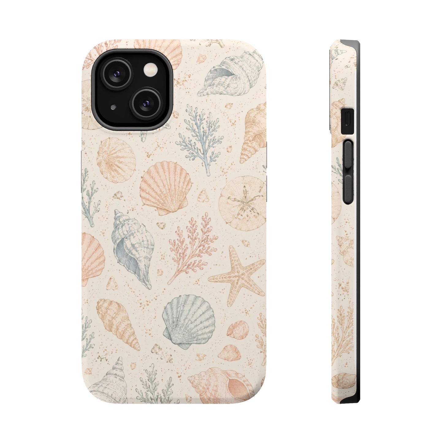 Woman’s Shell Pattern Magnetic Phone Case