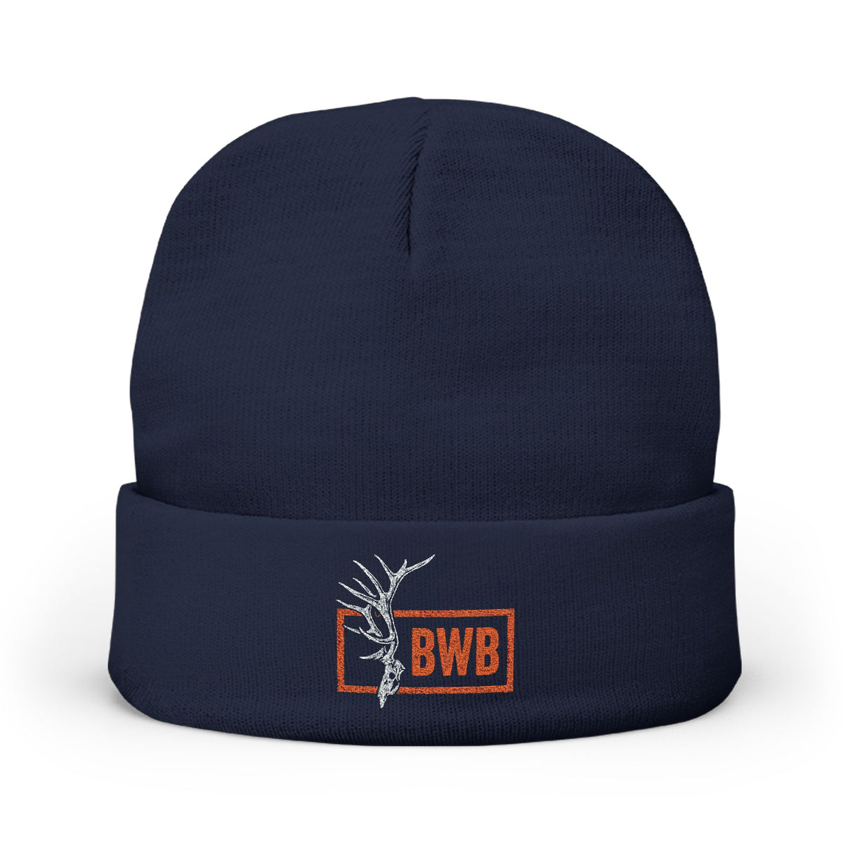 Embroidered BWB Antler Knit Beanie