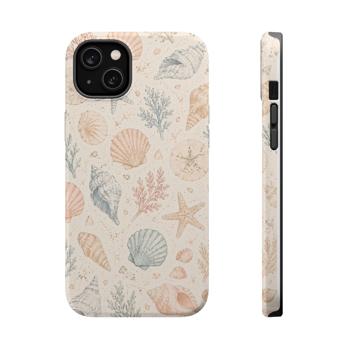 Woman’s Shell Pattern Magnetic Phone Case
