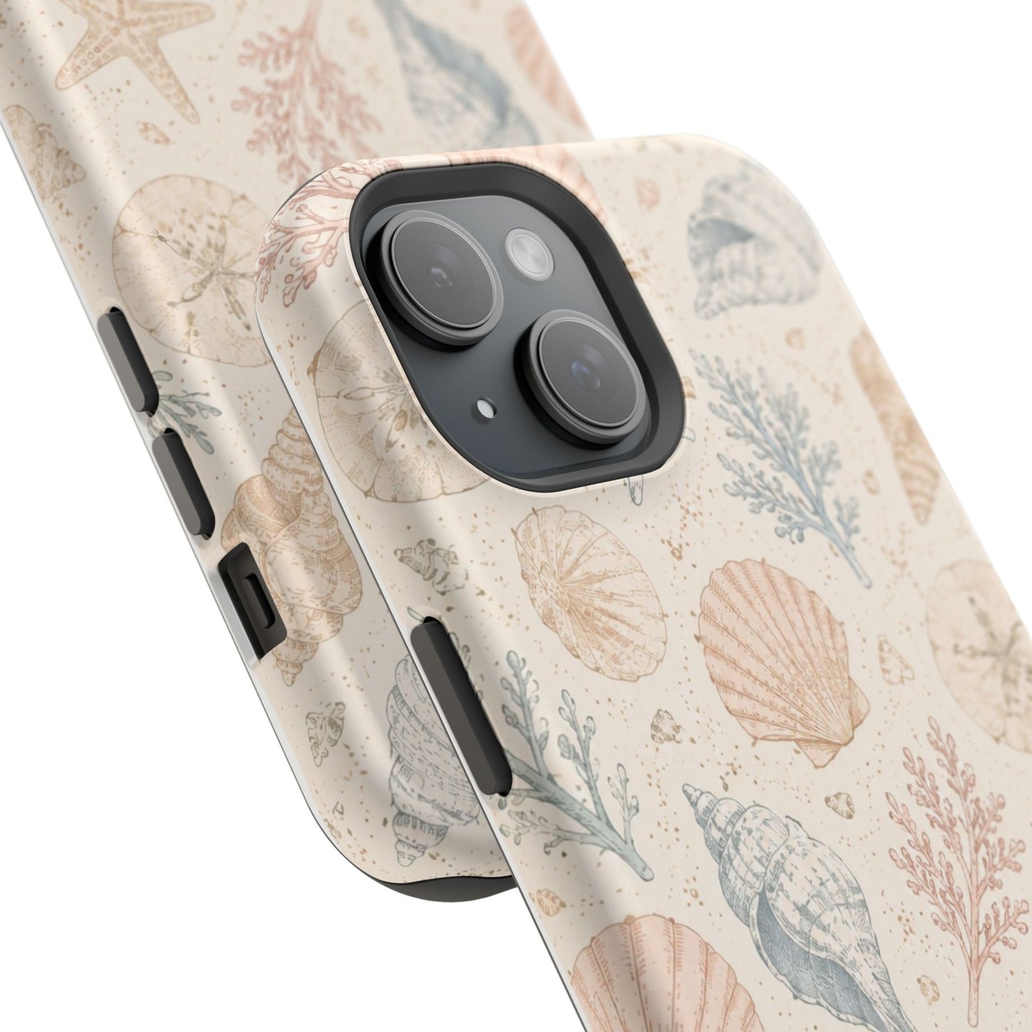 Woman’s Shell Pattern Magnetic Phone Case
