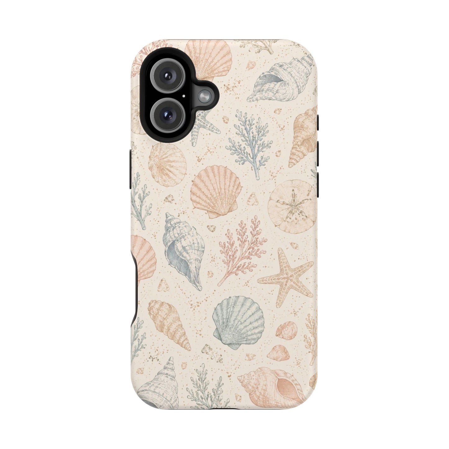 Woman’s Shell Pattern Magnetic Phone Case