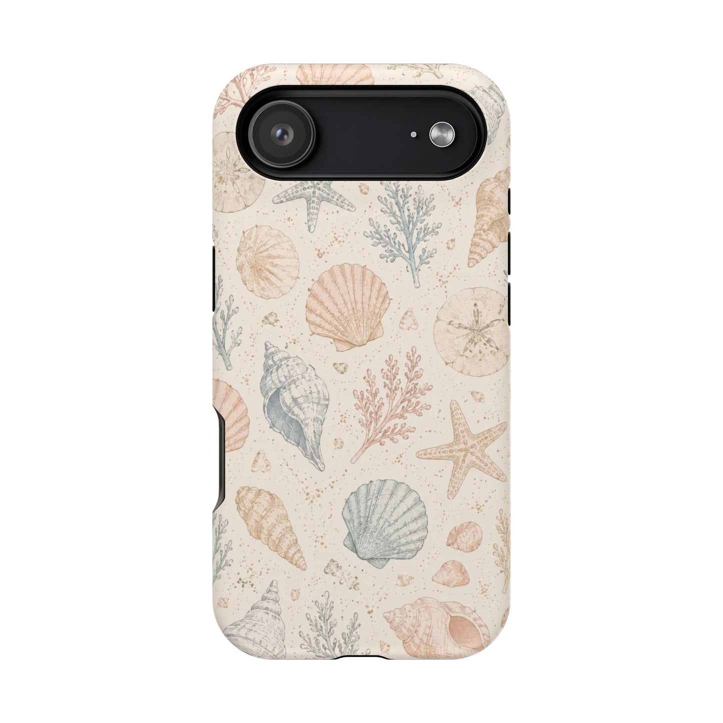 Woman’s Shell Pattern Magnetic Phone Case