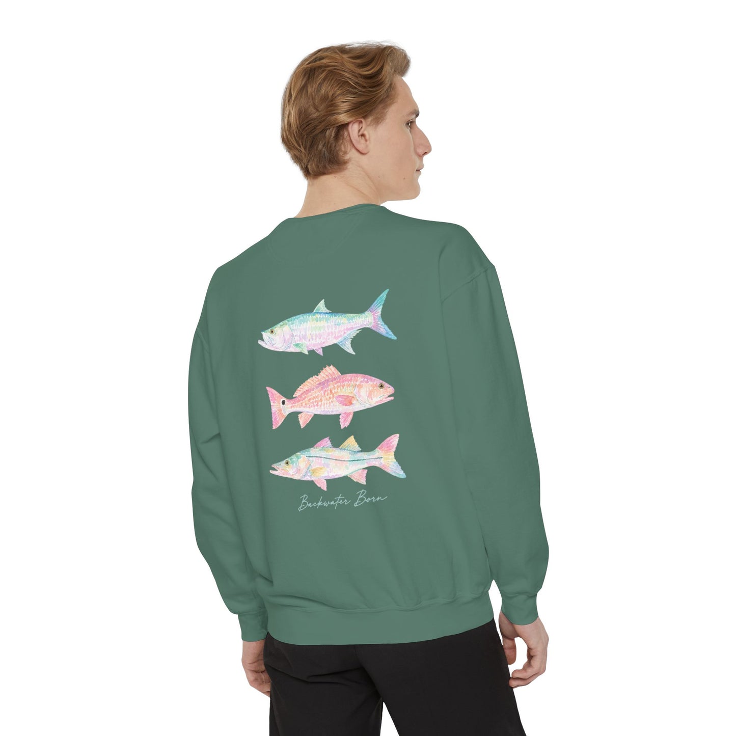 Pastel Florida Fish Women’s Crewneck