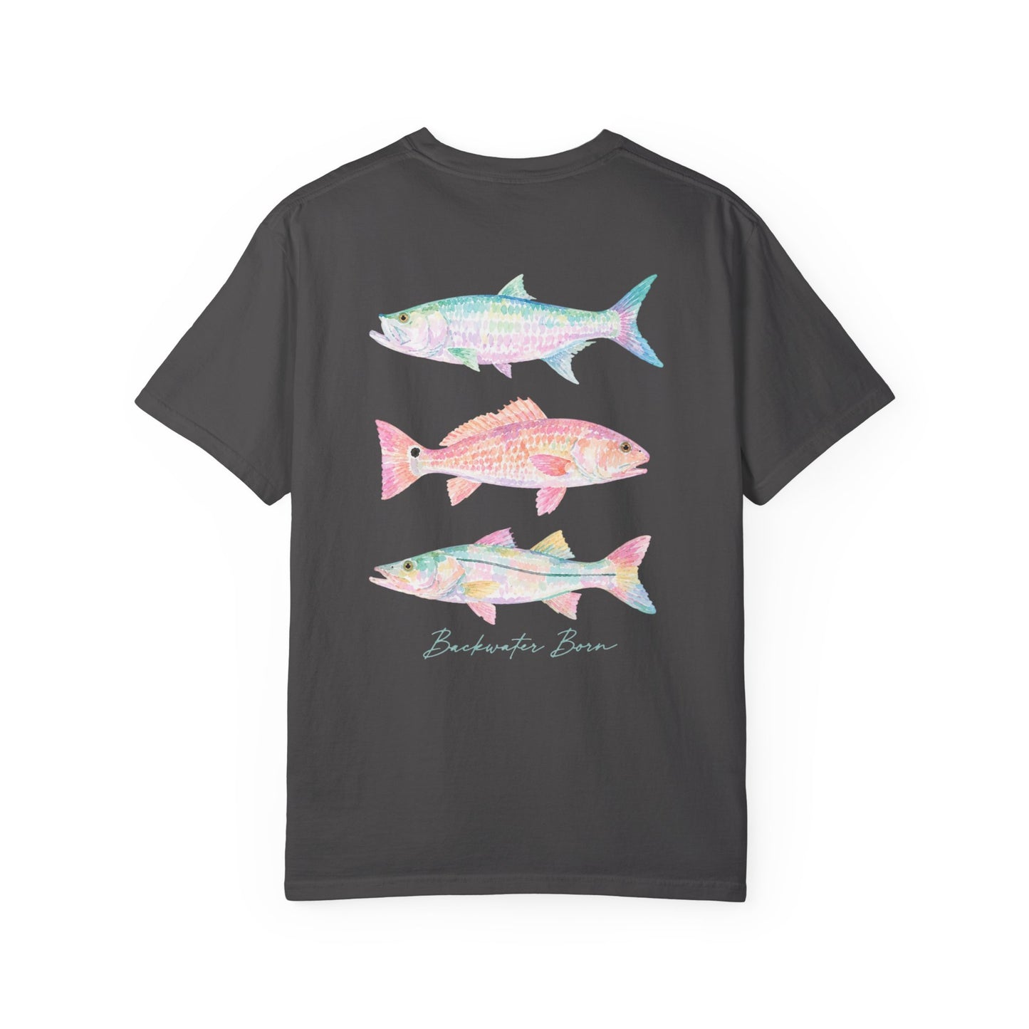 Pastel Fish Graphic T-Shirt