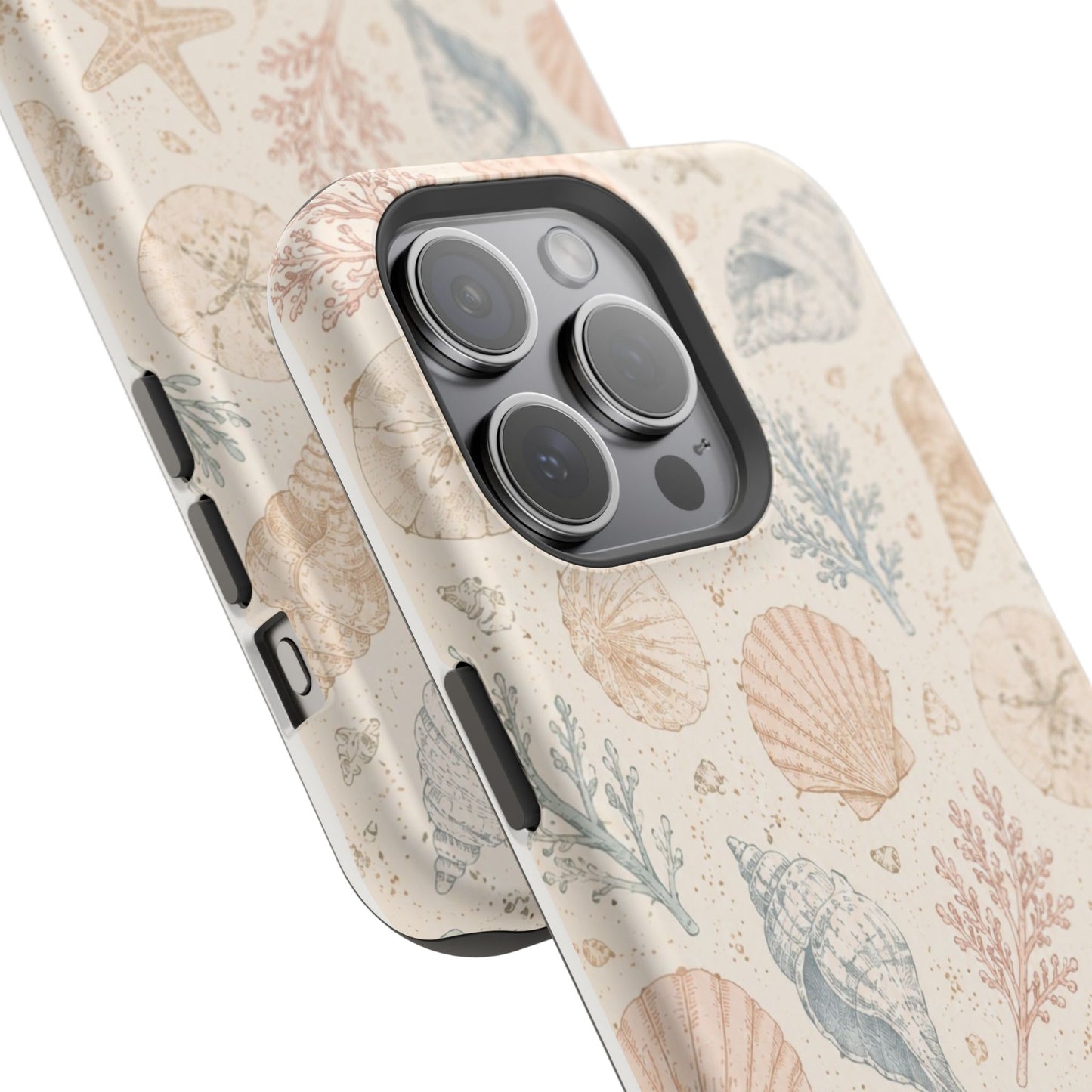 Woman’s Shell Pattern Magnetic Phone Case