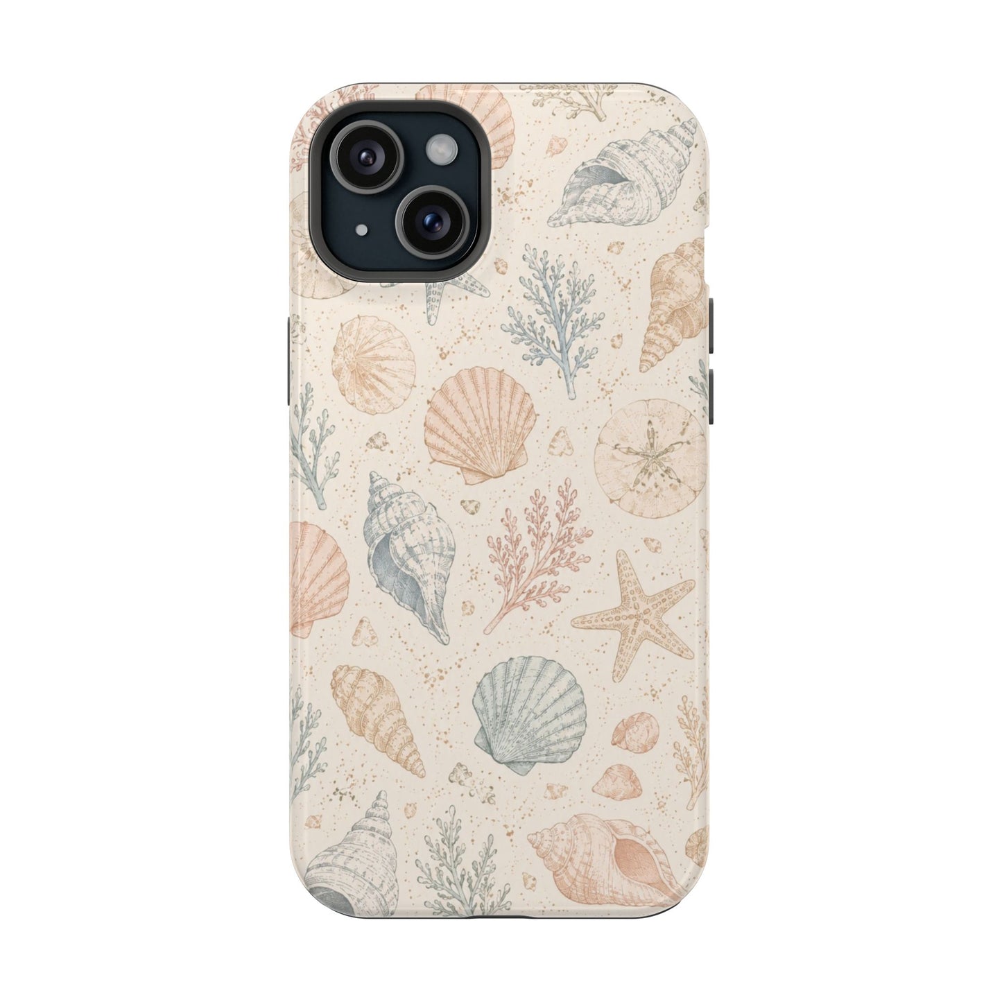 Woman’s Shell Pattern Magnetic Phone Case