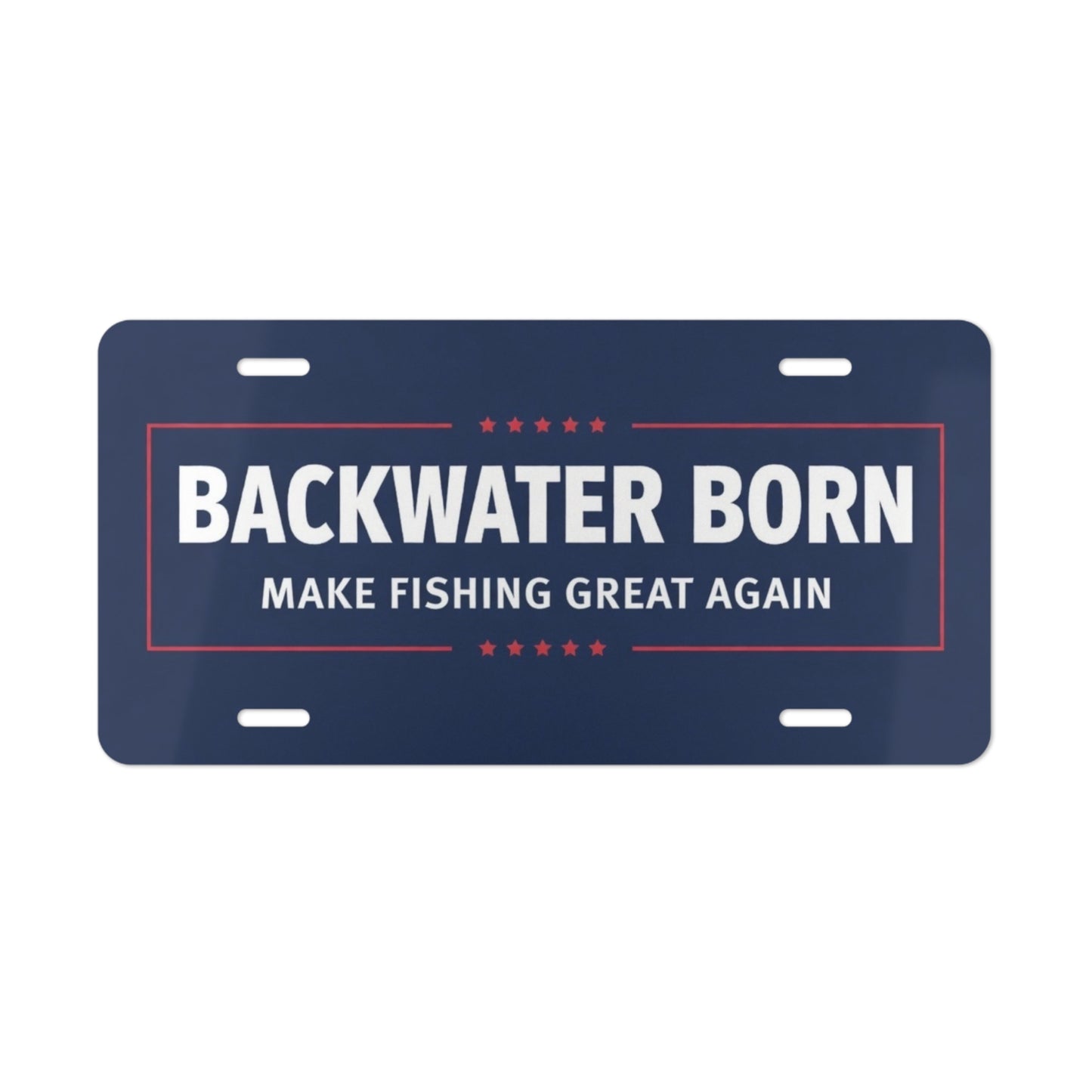 Make Fishing Great Again Plate