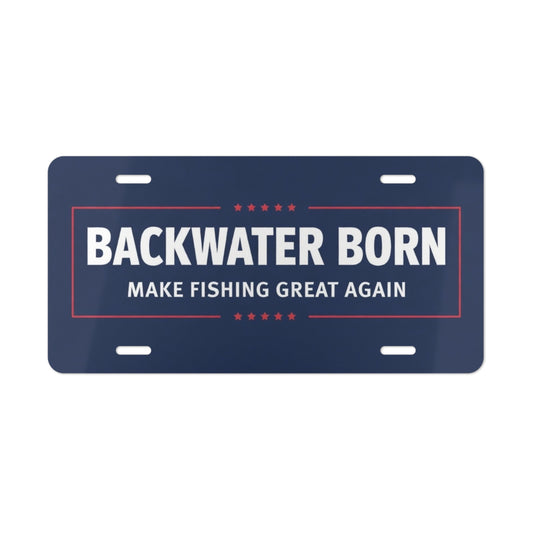 Make Fishing Great Again Plate