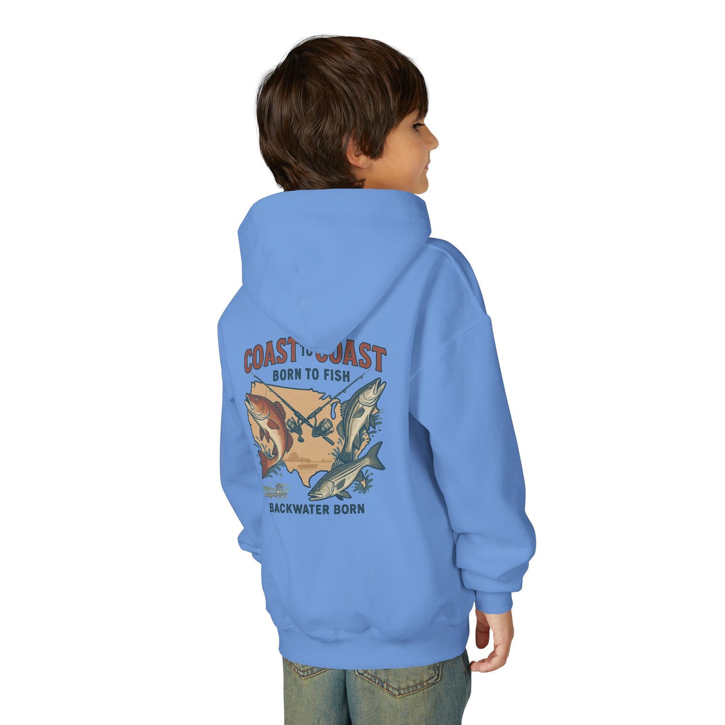 Coast to Coast 'Born to Fish' Youth Hoodie