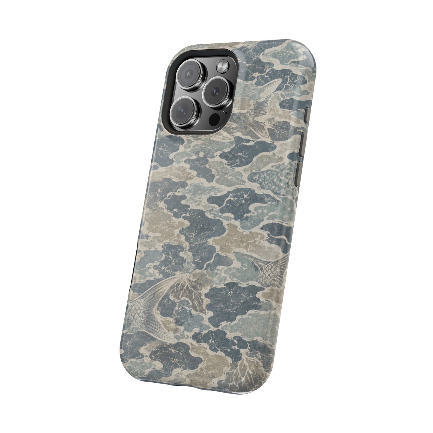 Blue Camo Magnetic Phone Case