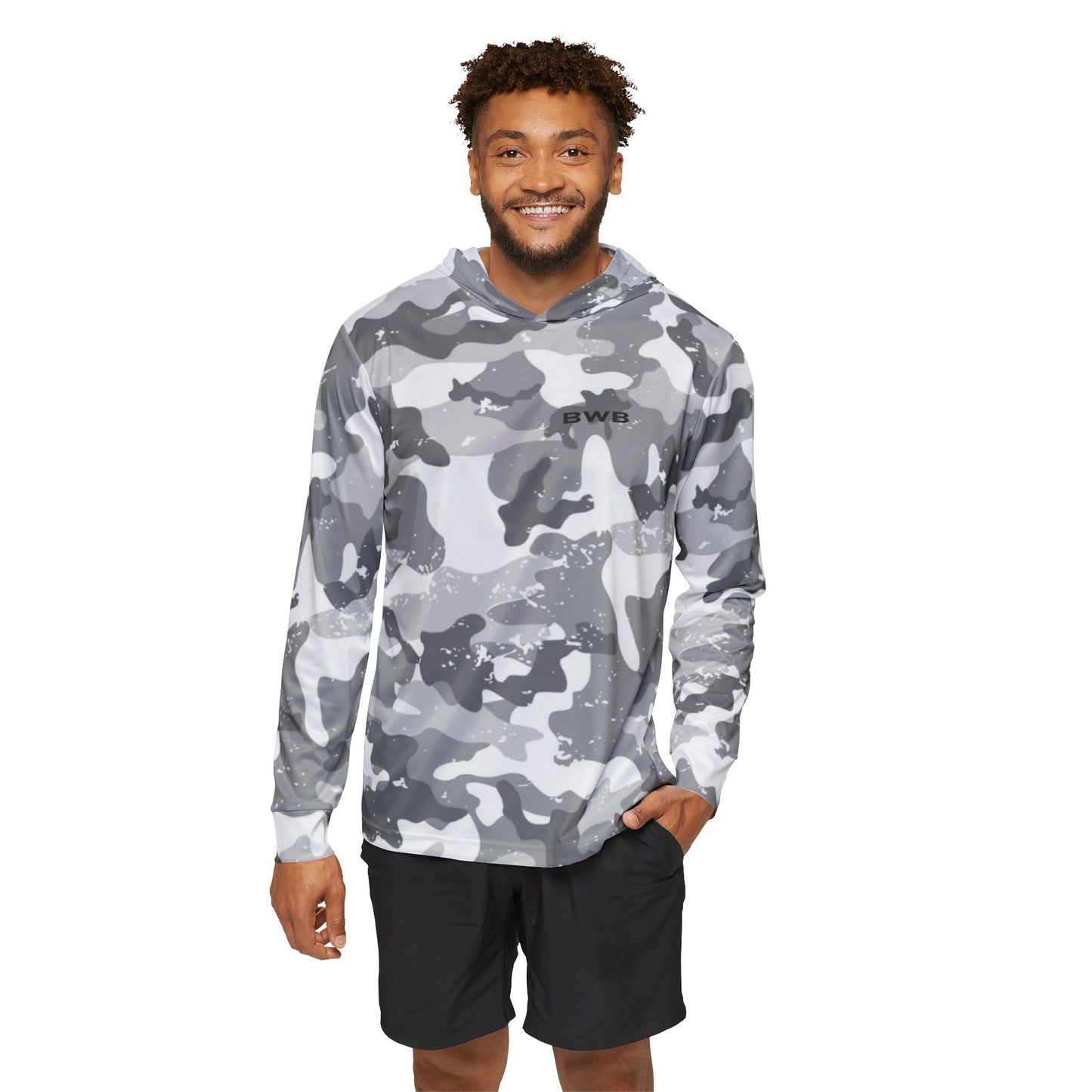 Grey Camo UPF Hoodie