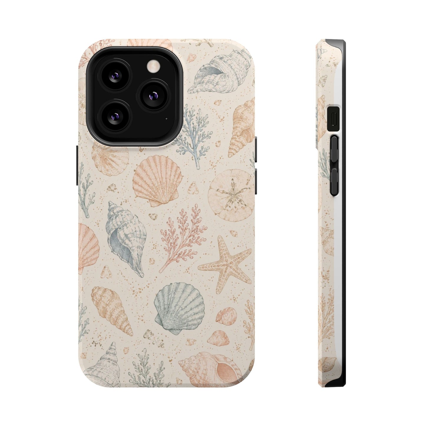 Woman’s Shell Pattern Magnetic Phone Case